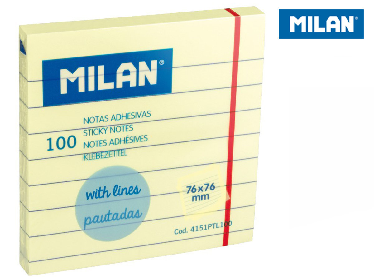 Karteczki samoprzylepne 76x76 /100K linia MILAN