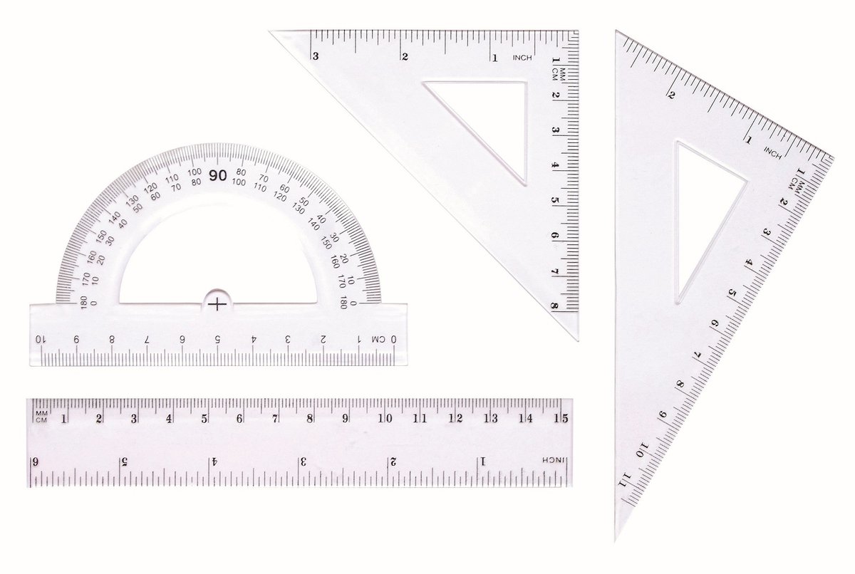 Tetis Zestaw geometryczny 15cm BL001