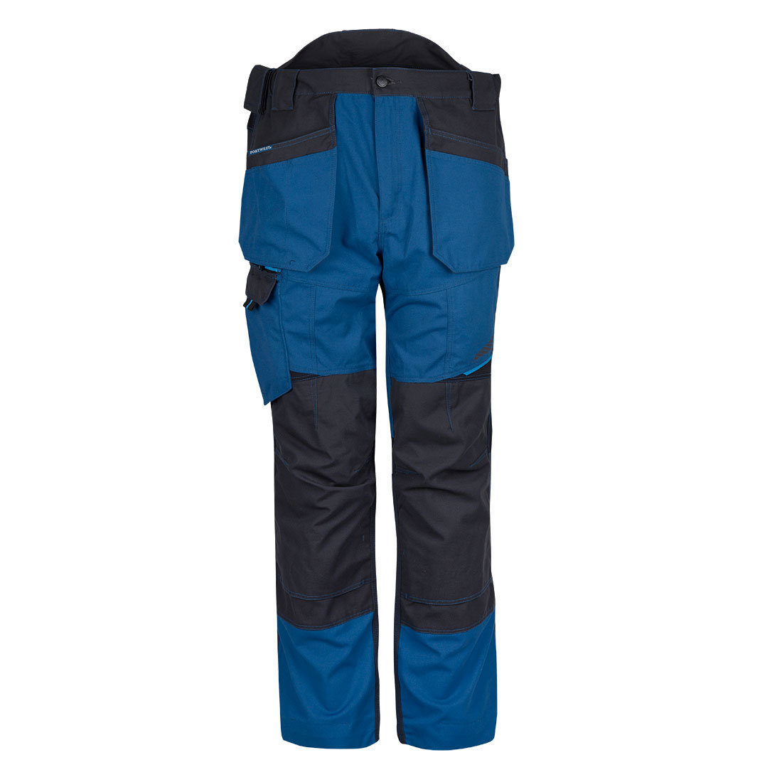 PORTWEST T702 SPODNIE Z KIESZENIAMI KABUROWYMI WX3; NIEBIESKI