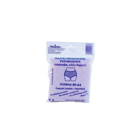 Horizon, Majtki jednorazowe, poporodowe, rozmiar 38-40, 2 sztuki