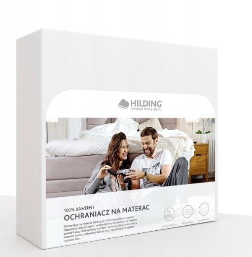 Hilding Ochraniacz bawełniany wodoodporny Hilding 160/200 cm 160/200 cm
