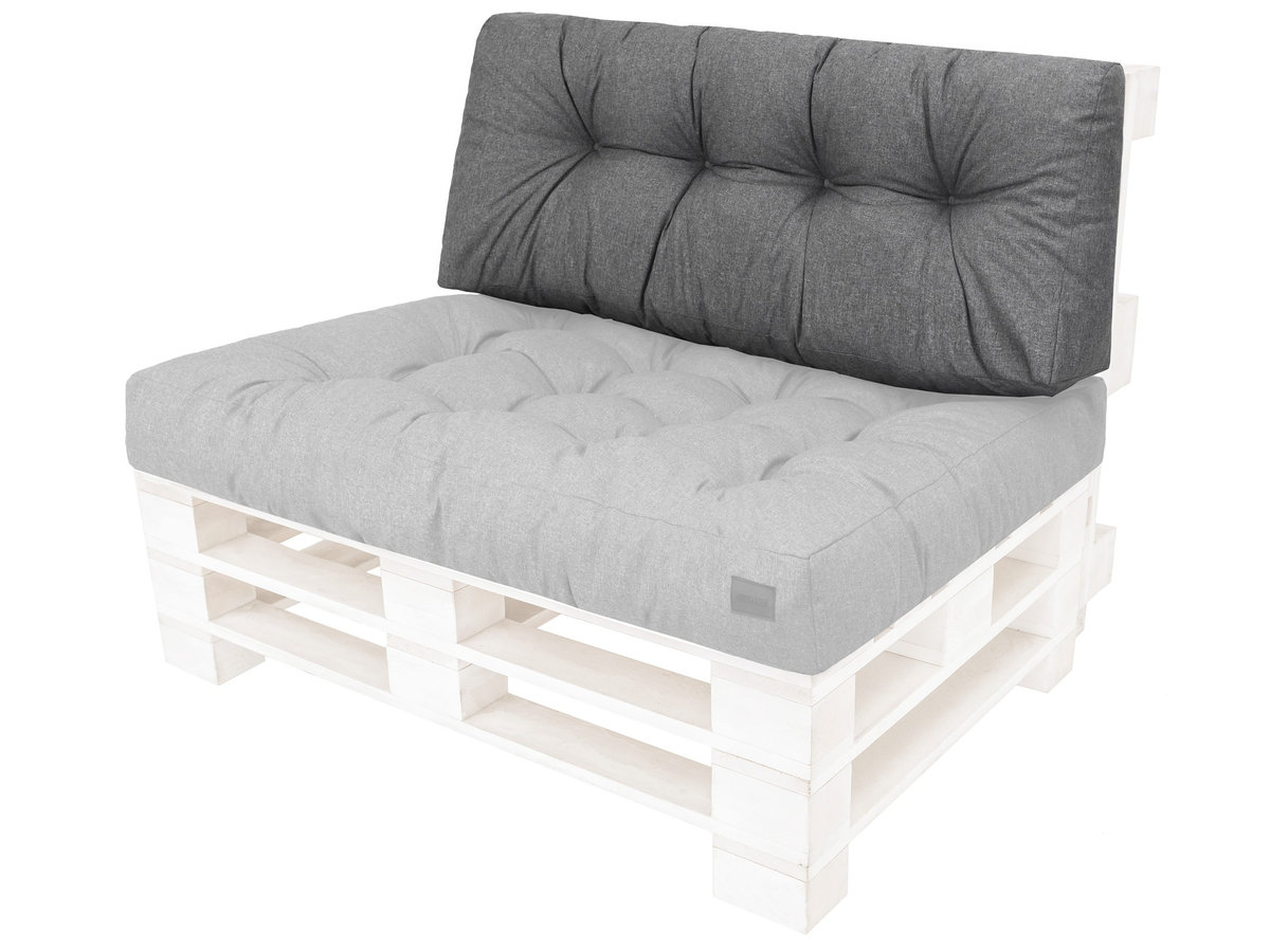 Poduszka oparcie na meble z palet, Leo, Grafit Ekolen, 120x40 cm