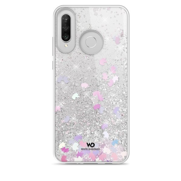 Hama White Diamonds Sparkle Case Huawei P30Lite Jednorożce Kolorowe