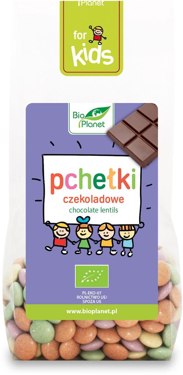 Bio Planet SERIA FOR KIDS PCHEŁKI CZEKOLADOWE BIO 100 g