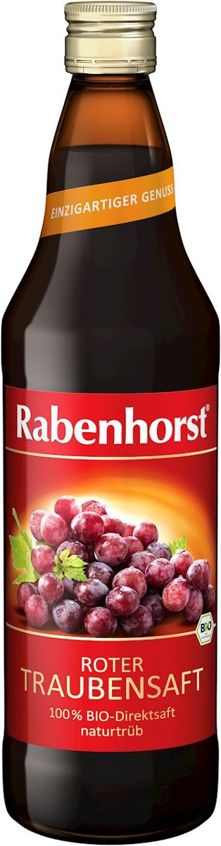 Rabenhorst SOK Z CZERWONYCH WINOGRON 100% BIO 750 ml -