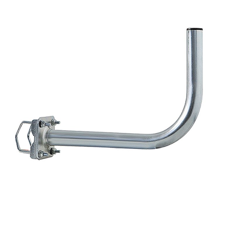 Blow Uchwyt maszt antenowy balkonowy z płytą czołową 38/500 cynkowany 76-935#