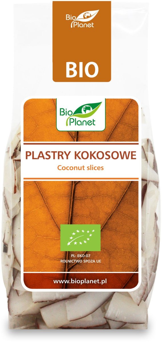 Bio Planet PLASTRY KOKOSOWE 100G 5907814664075