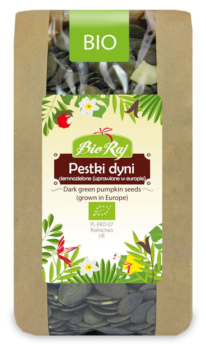 BIO RAJ PESTKI DYNI CIEMNOZIELONE (UPRAWIANE W EUROPIE) BIO 300 g - BIO RAJ