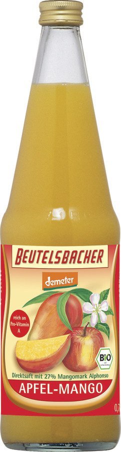 BEUTELSBACHER SOK JABŁKO-MANGO BIO 700 ml - BEUTELSBACHER