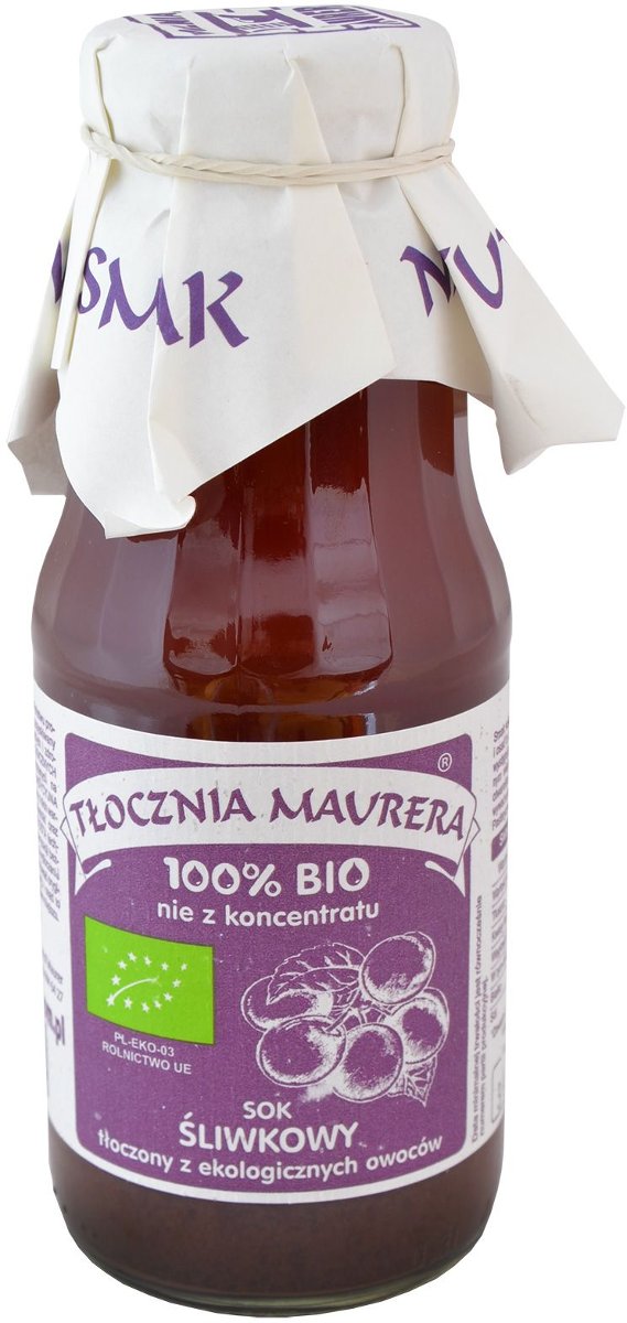 TŁOCZNIA MAURERA SOK ŚLIWKOWY BIO 300 ml - TŁOCZNIA MAURERA