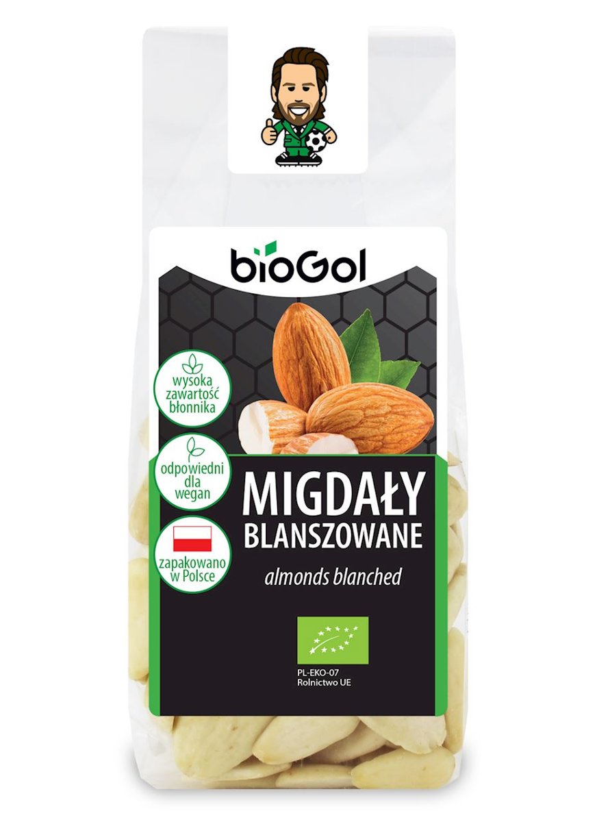 BIOGOL MIGDAŁY BLANSZOWANE BIO 100 g - BIOGOL