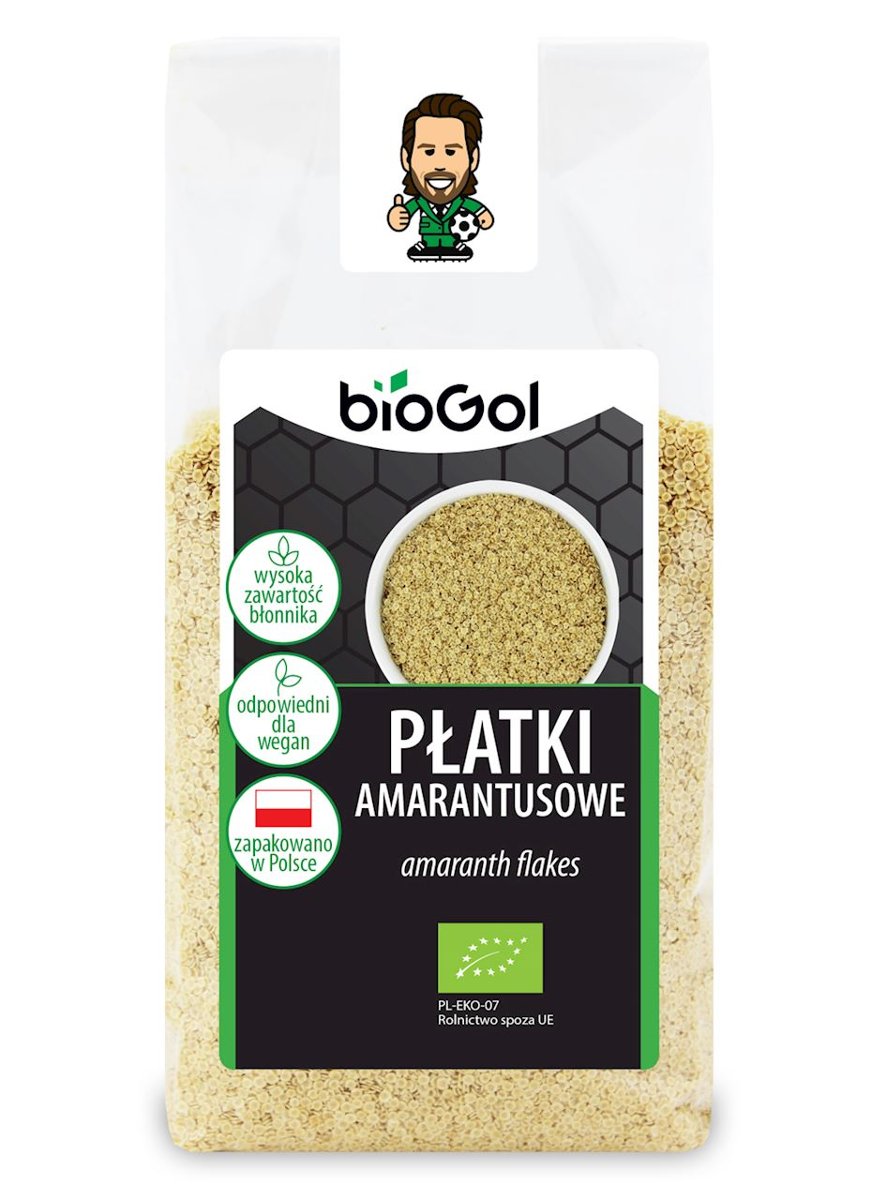 PŁATKI AMARANTUSOWE BIO 300 g - BIOGOL 5907738159411