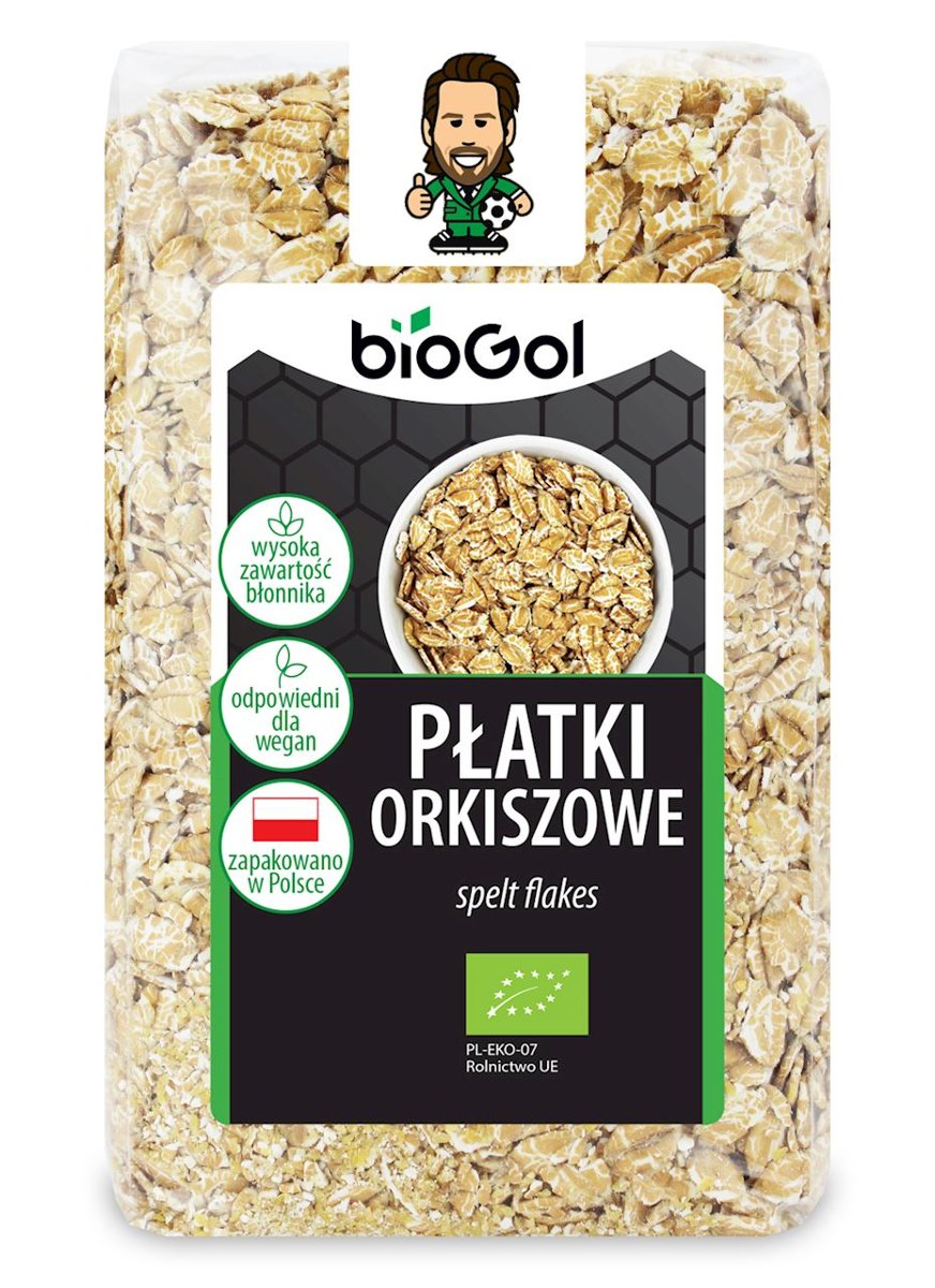 PŁATKI ORKISZOWE BIO 300 g - BIOGOL 5907738159404