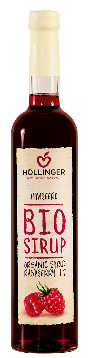 Hollinger HÖLLINGER SYROP MALINOWY BIO 500 ml -