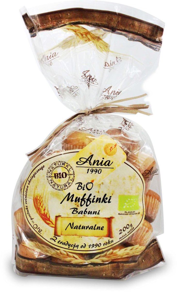 Bio Ania MUFFINKI BABUNI NATURALNE BIO 200 g