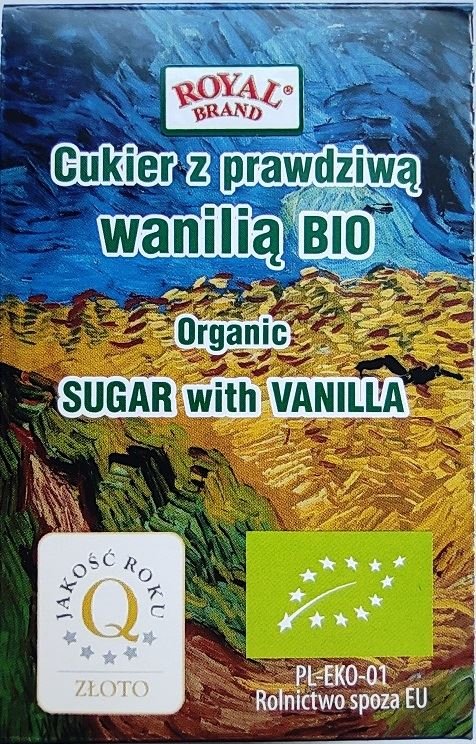 ROYAL BRAND CUKIER WANILIOWY BIO 70 g - ROYAL BRAND BP-5907431792823