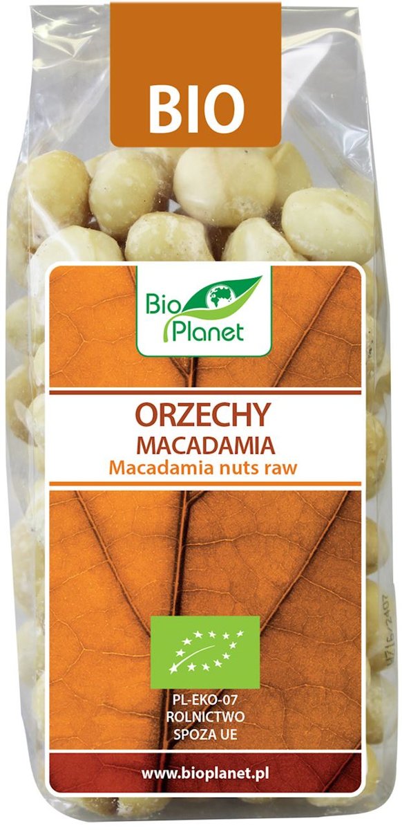 BIO Orzechy macadamia 200g BIO PLANET
