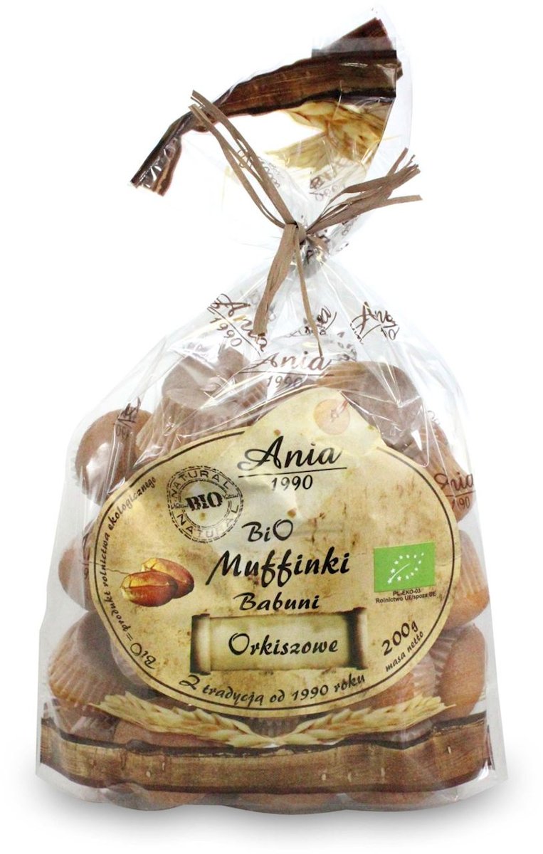 Bio Ania MUFFINKI BABUNI ORKISZOWE BIO 200 g