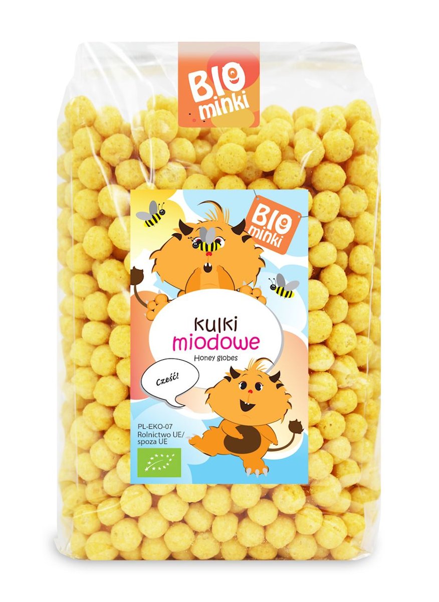 BIOMINKI KULKI MIODOWE BIO 300 g - BIOMINKI
