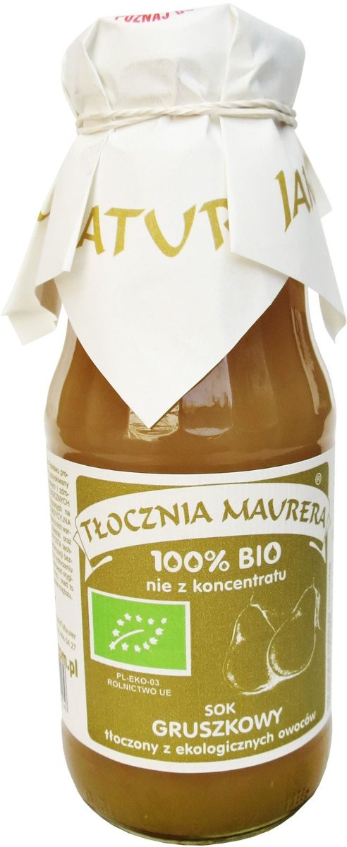 TŁOCZNIA MAURERA SOK GRUSZKOWY BIO 300 ml - TŁOCZNIA MAURERA