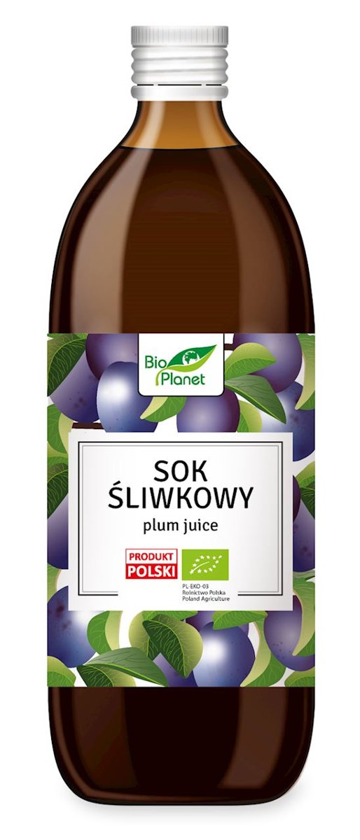 BIO PLANET SOK ŚLIWKOWY BIO 500 ml - BIO PLANET