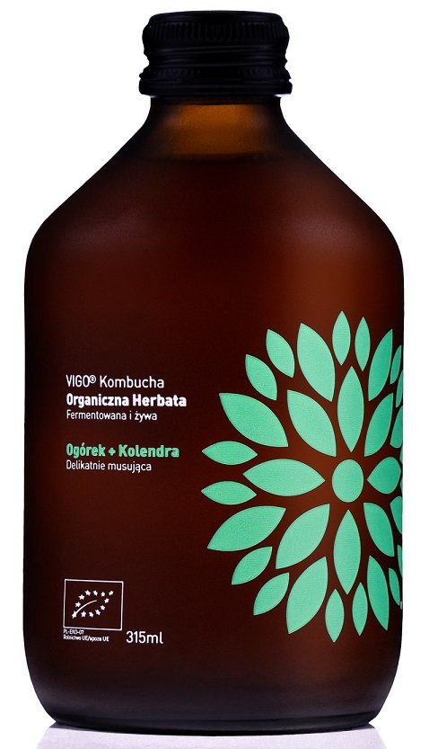 Bio CRUZ GROUP Kombucha Ogórek+Kolendra 315 ml Vigo