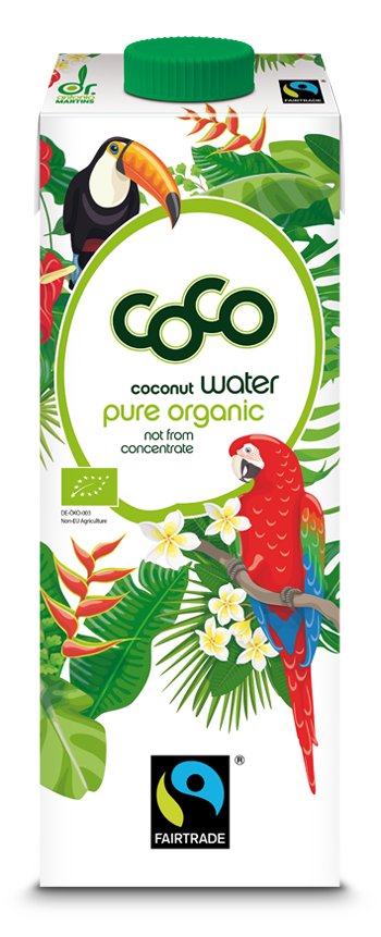 COCO DR. MARTINS (wody kokosowe, napoje kokosowe) WODA KOKOSOWA BIO 1 L - COCO (DR. MARTINS) BP-4260183212577