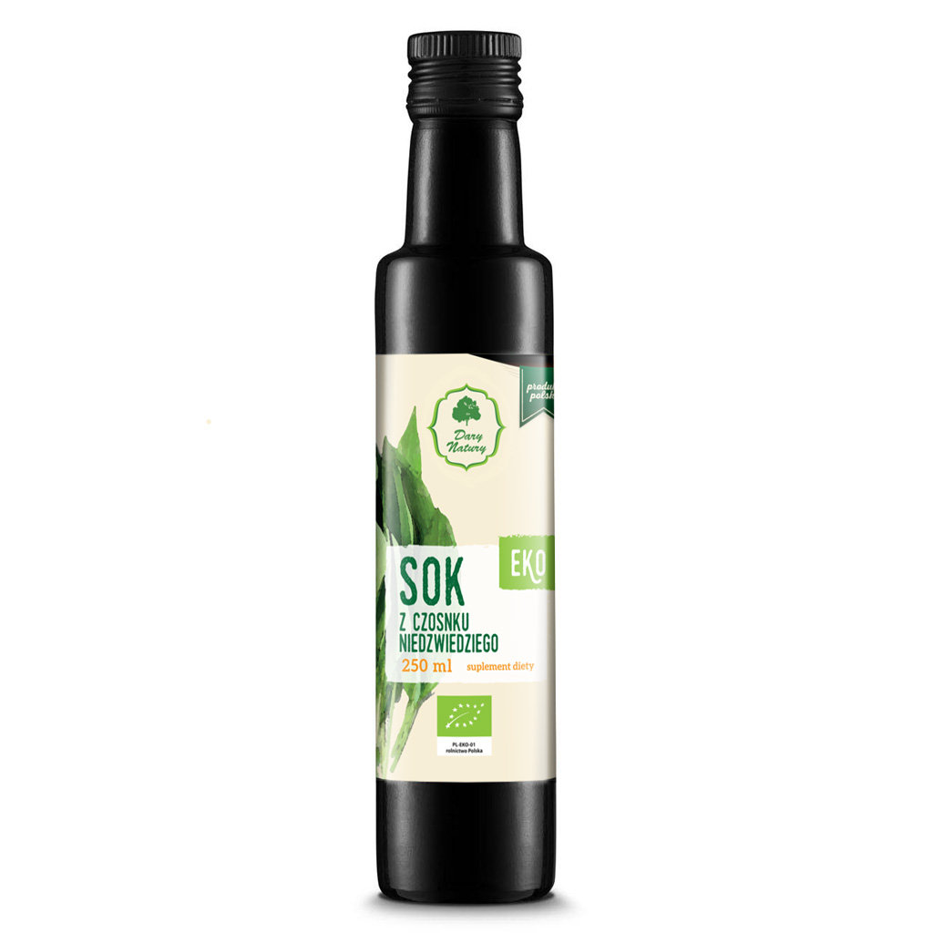 Dary Natury SOK Z CZOSNKU NIEDŹWIEDZIEGO BIO 250 ml -