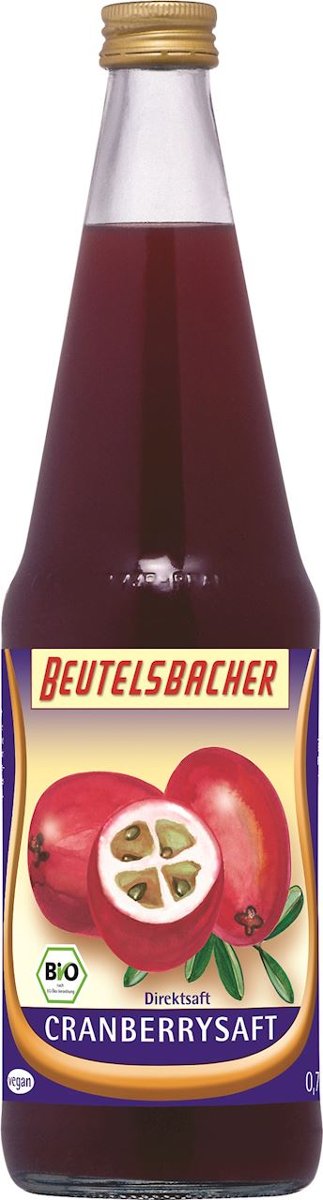 BEUTELSBACHER SOK ŻURAWINOWY BIO 700 ml - BEUTELSBACHER