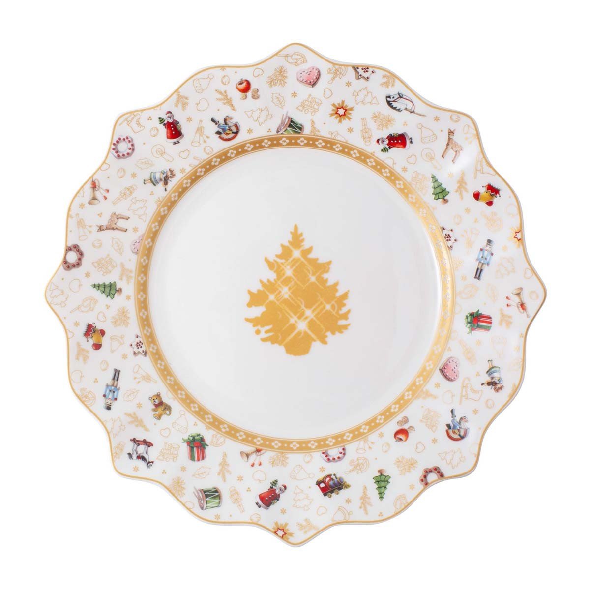 Talerz śniadaniowy (biało-złoty) Anniversary Edition Toy's Delight Villeroy & Boch