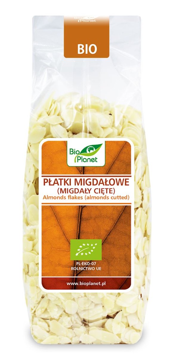 Bio Planet Płatki migdałowe (migdały cięte) BIO 300 g 000-6751-987ED