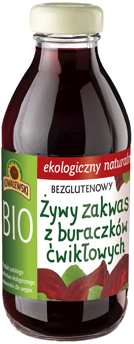 Kowalewski ZAKWAS Z BURAKÓW BEZGLUTENOWY BIO 320 ml - 5900900003376