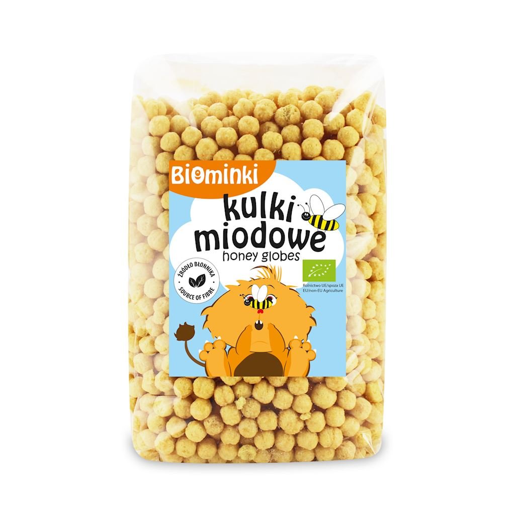 BIOMINKI Kulki Miodowe BIO 500g - Biominki