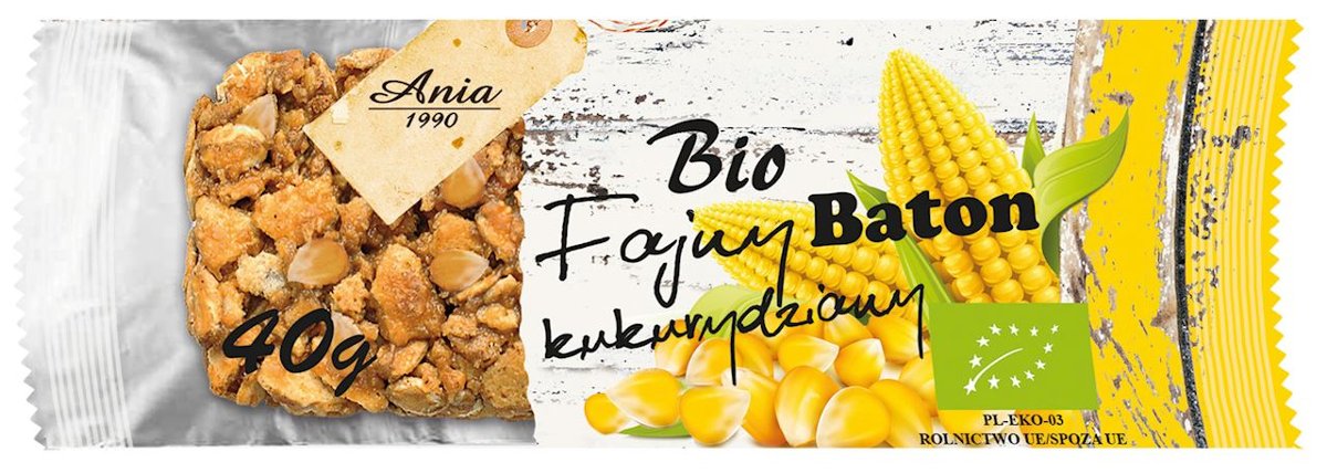 Ania Bio Bio Baton Kukurydziany 40g