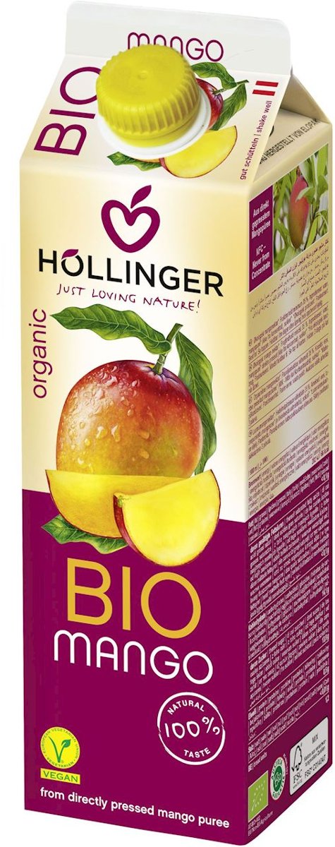 Bio HÖLLINGER NEKTAR Z MANGO 1 L - HOLLINGER