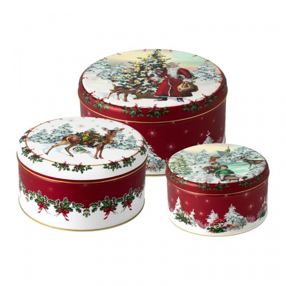 Zestaw 3 pojemników Winter Collage Accessories Villeroy & Boch