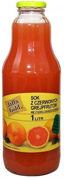 Bio Planet JAFFA GOLD Dystrybutor: S.A., Wilkowa W SOK GREJPFRUTOWY BIO 1 L - JAFFA GOLD