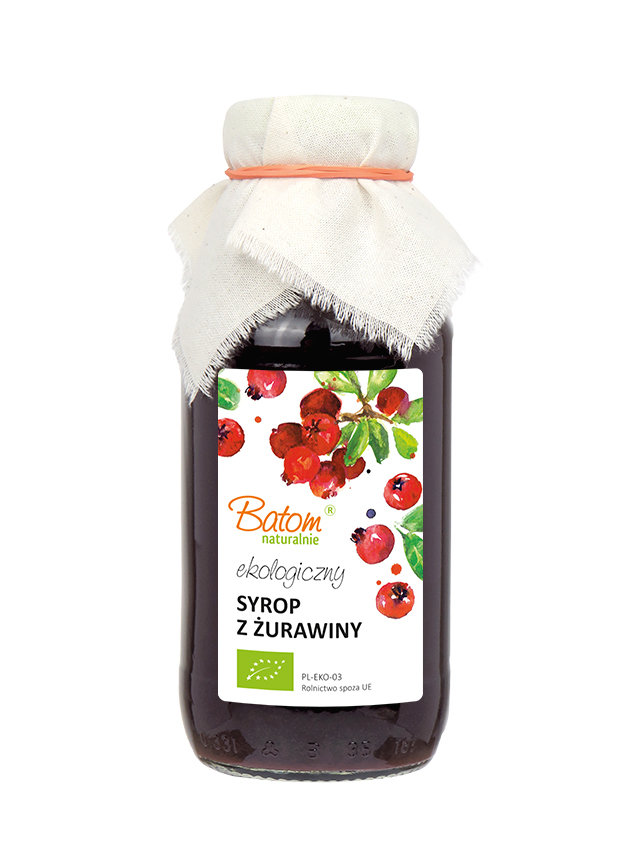 Batom SYROP ŻURAWINOWY BIO 330 ml -