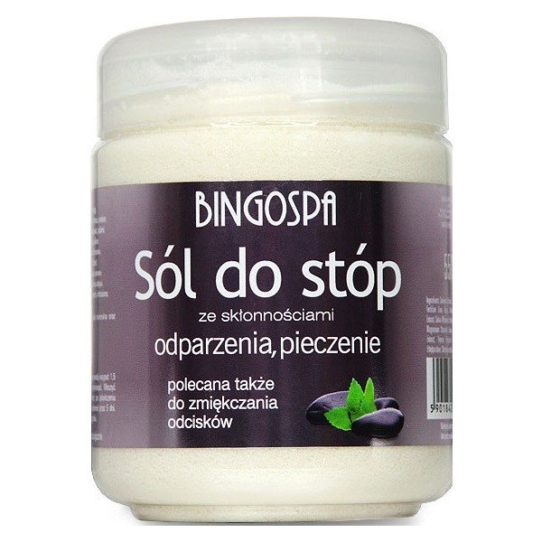 BingoSpa Sól do stóp ze skłonnościami do odparzeń i pieczenia - 550g BINOP55