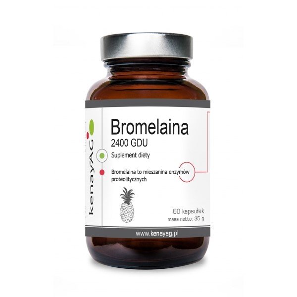 Kenay Bromelaina Suplement diety 60 kaps.