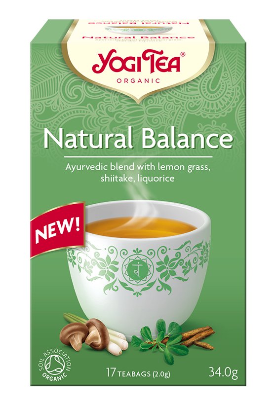 Yogi Tea HERBATKA NATURALNA RÓWNOWAGA Z SHIITAKE BIO (17 x 2 g) 34 g - BP-4012824404847