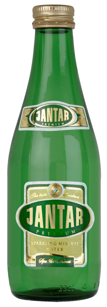 JANTAR (woda i suplementy) WODA ŹRÓDLANA ŚREDNIOZMINERALIZOWANA GAZOWANA SZKŁO 330 ml - JANTAR BP-5907651240081