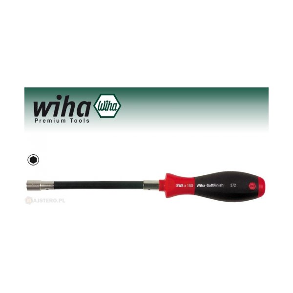 Wiha wkrętak nasadkowy 01443 13 mm Długość klingi: 175 mm uchwyt wielokomponento