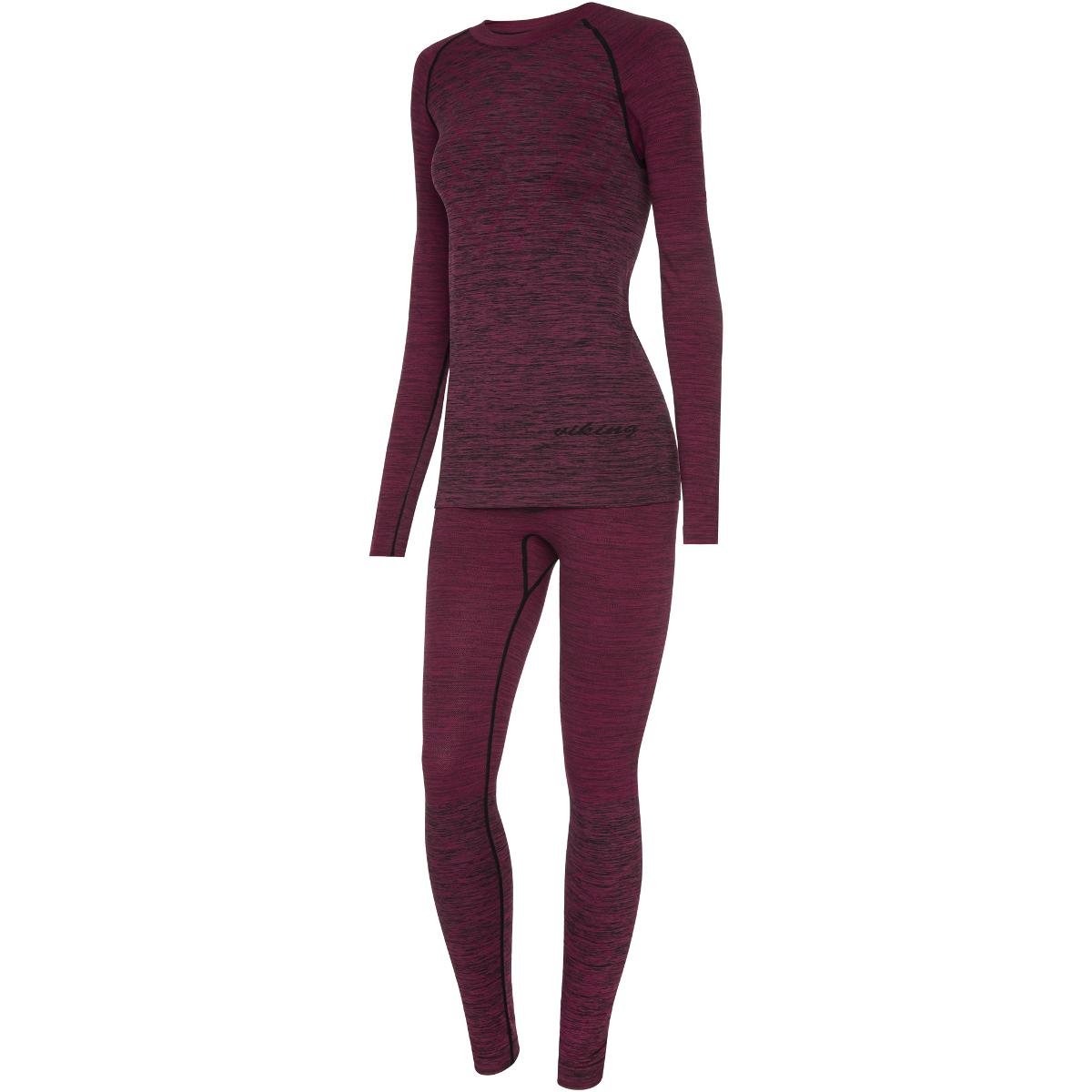 Viking Europe Europe Petra Bamboo Komplet bielizny Kobiety, pink S 2020 Zestawy bielizny termicznej i narciarskiej 500205321-46-S