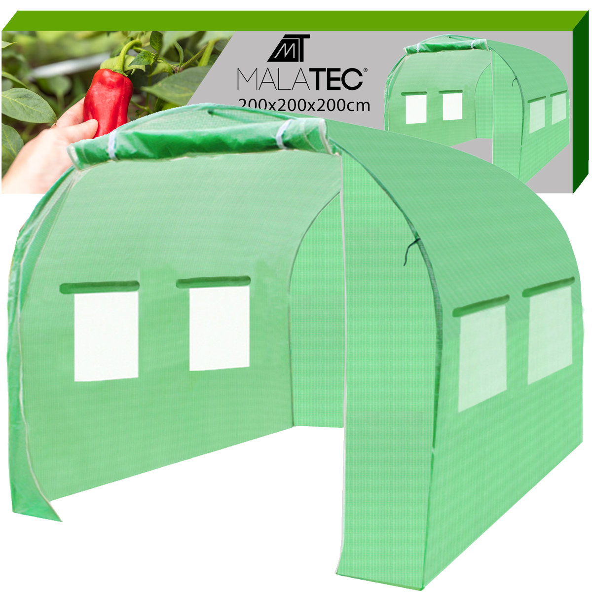 Folia Ogrodnicza Tunelowa 4m2 Zapas Foliowy 2x2x2