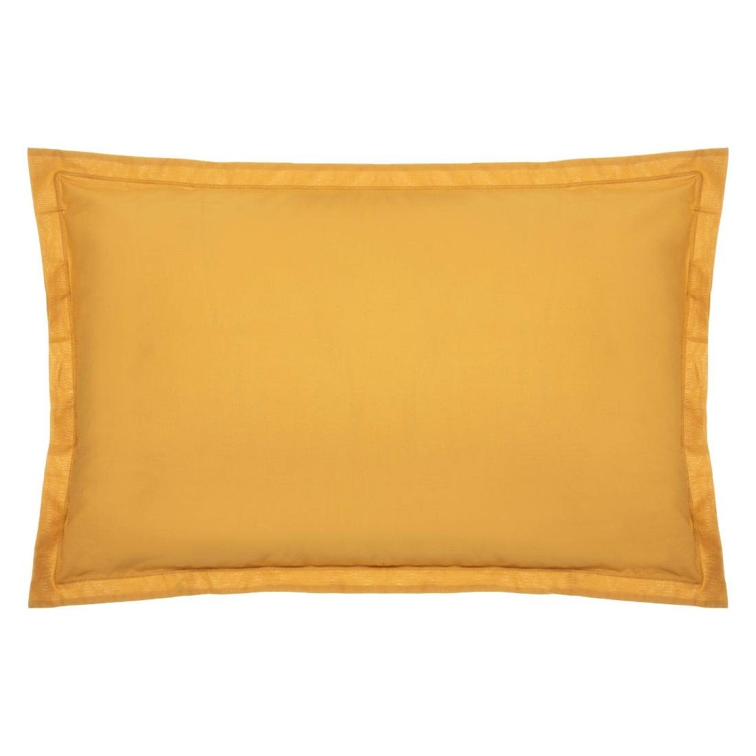 Poszewka na poduszkę z bawełny, 50 x 70 cm, żółta