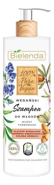 Bielenda Vegan Szampon d/w farbowanych 400g 100% P