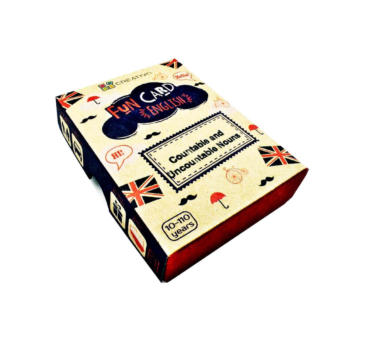 CREATIVO Fun Card English Countable and Uncountable Nouns