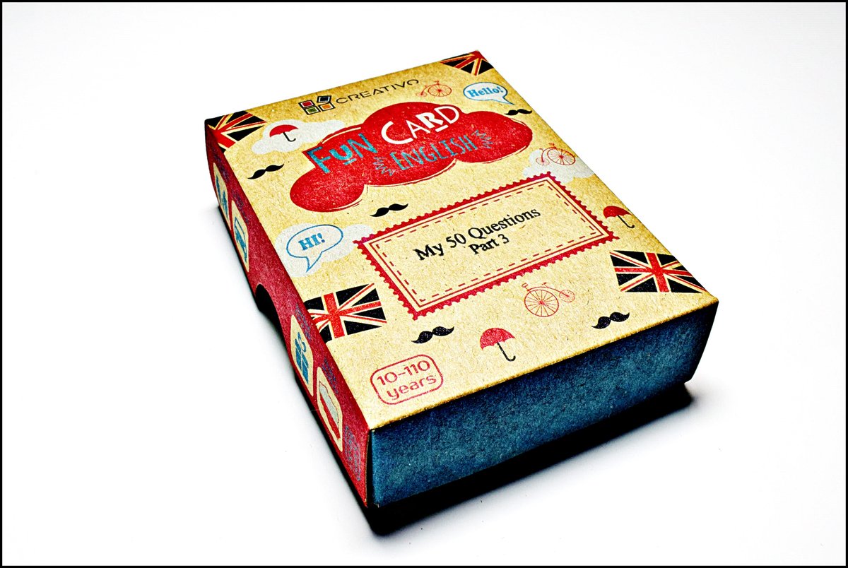 CREATIVO Fun Card English My 50 Questions part 3