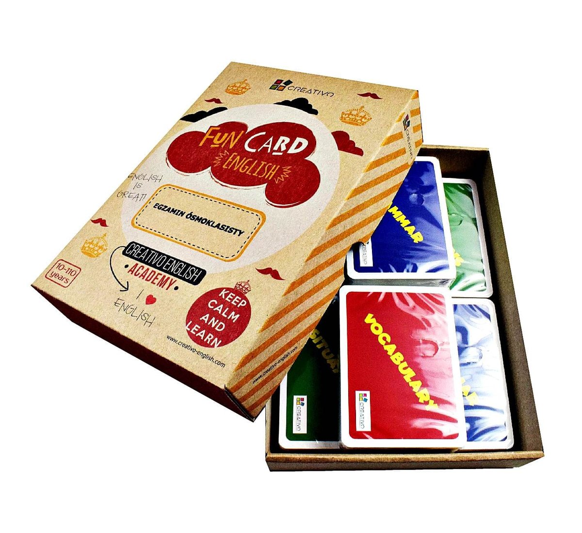CREATIVO Fun Card English Egzamin Ósmoklasisty